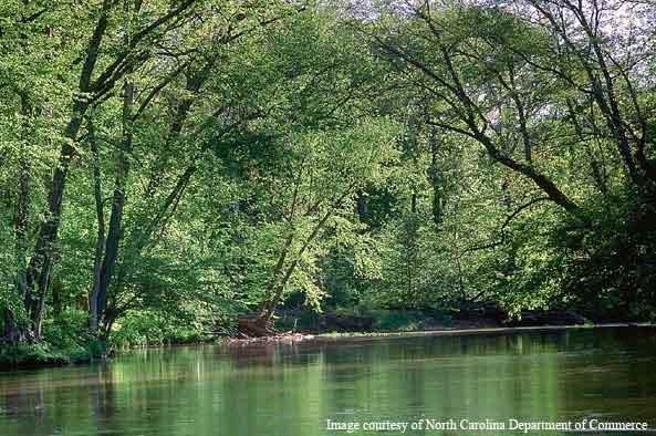  Part of Eno River, Durham NC (NC Department of Commerce) 