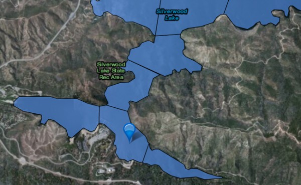   The lake was divided into 8 treatment zones to assure precise application and dosing of the prescribed concentration of PAK 27.  